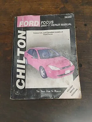 $5 • Buy Repair Manual-SE Chilton 26330 Fits 2007 Ford Focus