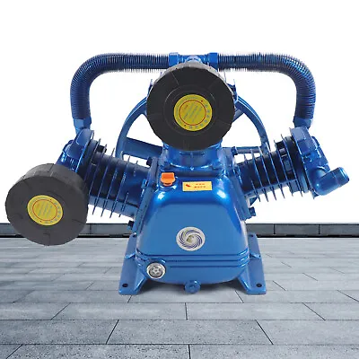 10HP 3 Cylinder Dual Stage Pneumatic Air Compressor Pump Motor Head 175PSI 7500W • $346.75