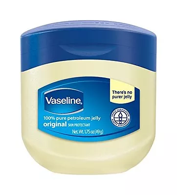 Vaseline 100 Pure Petroleum Jelly Skin Protectant Minor Cuts & Burns 1.75 Oz • $6.41