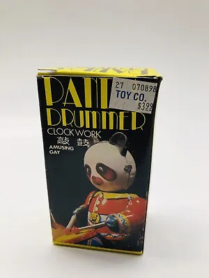 Vintage Wind Up Clock Work Panda Drummer Made In China New  Free Shipping!!! • $16.91