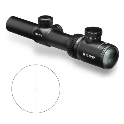 Vortex Crossfire II 1-4x24 Riflescope (V-Brite MOA Reticle) • $199