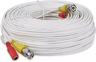 £11.99 • Buy Swann BNC Power Extension Cable RG59 DC CCTV Security Video Camera DVR Data 18m