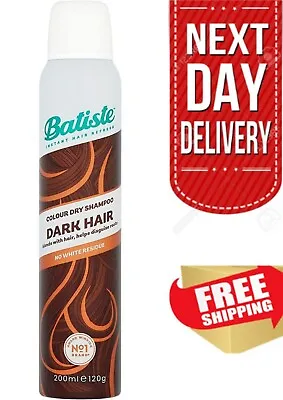 Batiste Dry Shampoo In Divine Dark With A Hint Of Colour Designed For Brunettes • £5.58