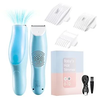 $29.27 • Buy Baby Hair Clippers, Electric Hair Trimmer With Ceramic Blade, Vacuum A...