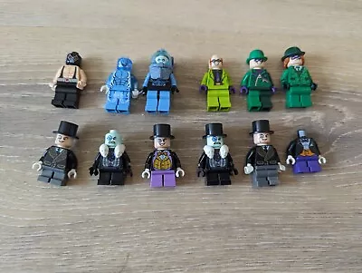 £3 • Buy LEGO 12x DC Super Heroes Batman Villains Penguin Bane Minifigure Job Lot Bundle