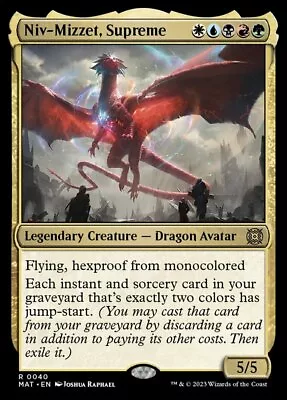 1x Niv-Mizzet Supreme MTG March Of The Machine: The Aftermath NM Magic Regular • $1.90