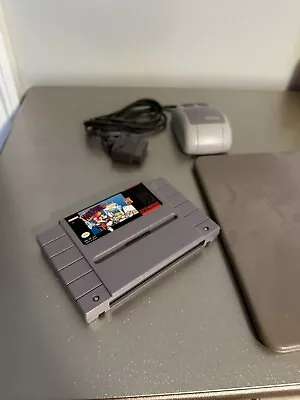 Mario Paint (Super Nintendo Entertainment System 1992) With Mouse And Pad SNES • $10