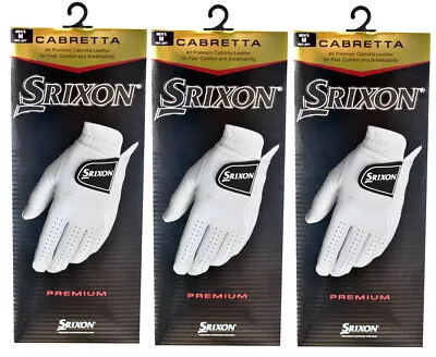 Srixon Cabretta Leather Golf Gloves (3 Pack) - New • $39.95