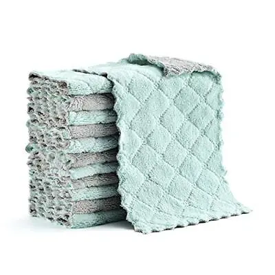 Hypermotion Microfiber Cleaning Cloth Kitchen Towels Double-Sided Microfibe... • $17.55