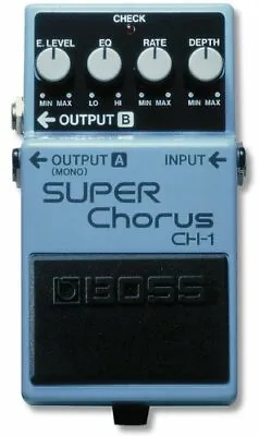 $124.88 • Buy BOSS SUPER Chorus CH-1 Blue Sharpness And Good Sound NEW From Japan
