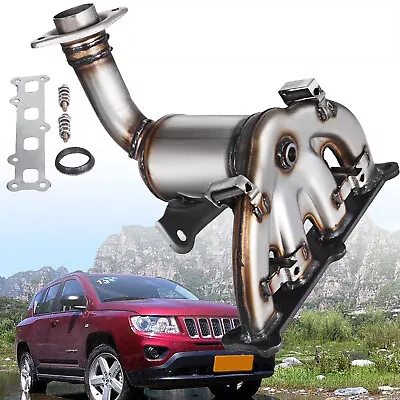 VEVOR Exhaust Manifold Catalytic Converter Fit Caliber Compass Patriot 2.4L • $141.99