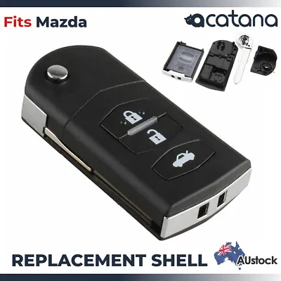 Remote Car Key For Mazda 6 Shell Flip Case Blank Enclosure Fob Replacement 3B • $19