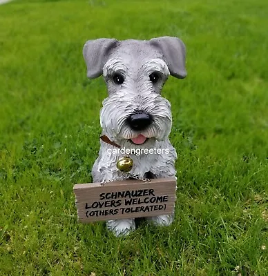 Schnauzer Statue Schnauzer Figurine Dog Statue Schnauzer Decor • $59.99