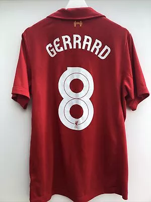 £39.95 • Buy LIVERPOOL Football Shirt 2012/2013 GERRARD #8 Home Warrior Mens Medium M