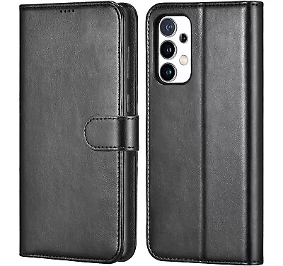 Case For Samsung S24 A05s S24 Ultra A54  Wallet Leather Flip Magnet Phone Cover • £4.95