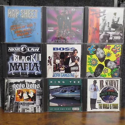 U PICK 1990s Hip Hop CD Collection - Geto Boys De La Soul King Tee Players Choic • $18