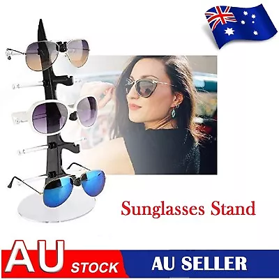 $18.99 • Buy New Display Stand 5 Pair Rack Show Sunglasses Glasses Holder Plastic Counter AU