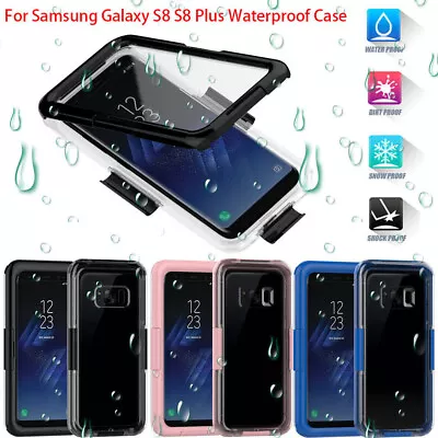 Waterproof ShockProof Case Cover For Samsung Galaxy S8 S9 Plus Note 9 • £10.78