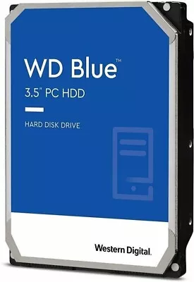 Western Digital Blue 1TB 2TB 4TB SATA 3.5 Desktop Hard Drive 7200RPM HDD WD 8TB • £47.99