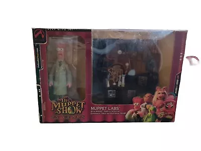 Palisades The Muppet Show 25 Years Muppet Labs With Beaker Figure Playset NIB • $70