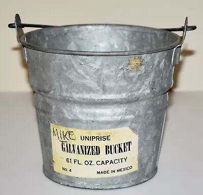 Vintage Galvanized Bucket 61 Fl Oz • $9.50