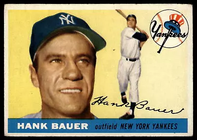 1955 Topps BASEBALL Hank Bauer #166 • $35