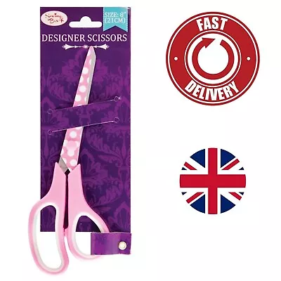 Tailoring Scissors Dressmaking Shears Stainless Steel Fabric Craft Cloth Cutting • £3.49