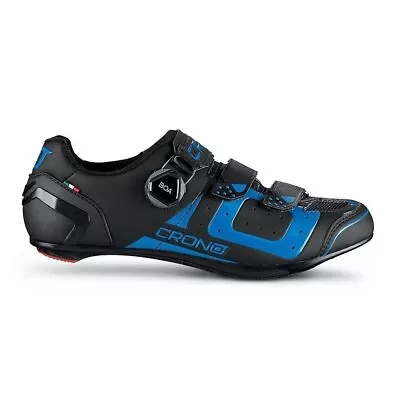 NEW Crono CR3 Road Cycling Shoes - Black/Blue (Reg. $220) BOA Sidi Gaerne Giro • $119.99