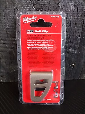 Milwaukee Metal Belt Clip For M18 Tools - Model# 48-67-0015 New • $14.99