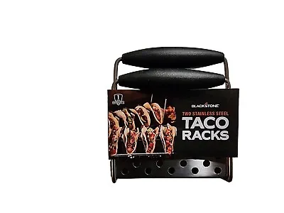 Blackstone Stainless Steel Taco Holder Racks W/ Handles New (Set Of 2) • $19.99