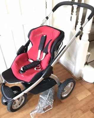 £69.90 • Buy Maxi-Cosi Stroller Pushchair Folding Foldable From Birth Red Unisex Raincover