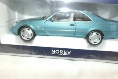 1:18 NOREV Mercedes Benz Cl-Class Cl600 Coupe 1997 Light Blue Met NV183448 Model • $124.32
