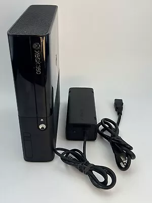 Microsoft Xbox 360 E Game Console - Black TESTED! No Controller Or HDMI • $84.99