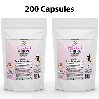 Pueraria Mirifica Kwao Krua Kao 5000mg Women's Health 200 Capsules Organic USA • $20.80