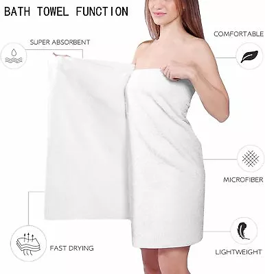 4X Big Jumbo Bath Sheets 100% Egyptian Cotton Large Size Bathroom Towels 600 GSM • £11.99