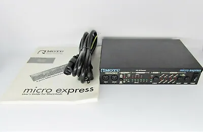 MOTU Micro Express 4×6 96 Channels Interface  Good Condition  Vintage From Japan • $99