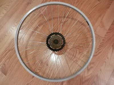 26 In Rear Mountain Bicycle Alloy Wheel 36-Hole QR Axle 7 Speed USED • $50