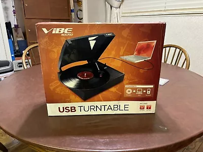 VIBE VS-20-1 Sound USB Turntable Converts Records & LPs Computer And MP3 Files • $30