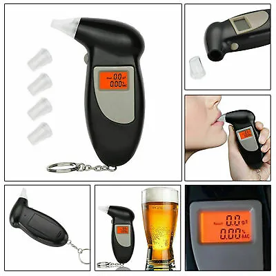 £7.99 • Buy Professional LCD Digital Breath-Alcohol Tester Breathalyzer Police UK Seller