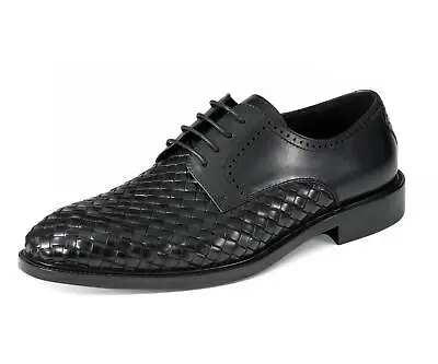 Asher Green  - AG2177 - Men's Genuine Leather Woven Dress Shoe • $99.99