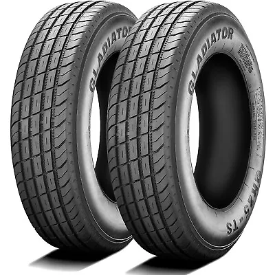 2 Tires Gladiator QR25-TS ST 205/75R14 Load D 8 Ply (DC) Trailer • $148.91