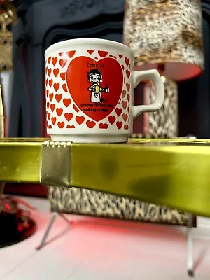 Vintage Love Is Mug 1970 By Kim Casali Los Angeles Times • £15