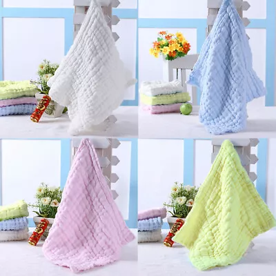 Soft Cotton Baby Infant Newborn Bathing Towel Washcloth Feeding Wipe Cloth 41 • $25.28