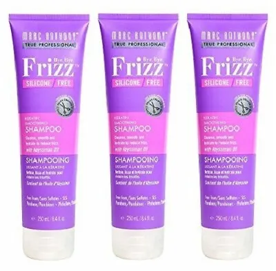 (3 Ct) Marc Anthony Bye Bye Frizz Silicone Free Keratin Smoothing Shampoo 8.4 Oz • $27.99