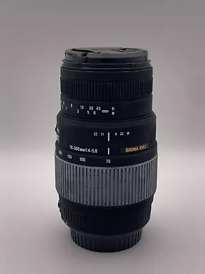 Sigma DG 70-300mm F4-F5.6 Autofocus Macro Zoom Lens For Canon EF Mount [W-00040] • £0.99