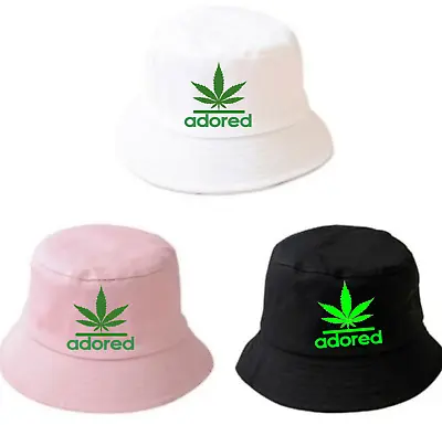 £13.99 • Buy Cannabis Leaf, Jamaican Stone Roses Adored Bucket Hat Summer Festivals