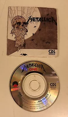 Metallica One The Prince CD3 Single 1988 Elektra Asylum 69329-2 RARE • $32