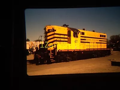 14610 VINTAGE Train Engine Photo 35mm Slide SNR 47 WOODLAND CA MAR 11 2014 • $12.95