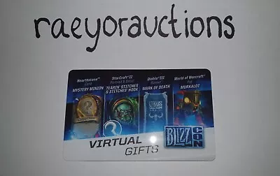 BLIZZCON 2013 World Of Warcraft - MURKALOT FLAIL Pet + Virtual Gifts Loot Card • $325