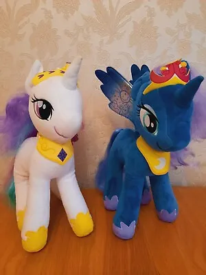 My Little Pony Friendship Magic Pony Luna & Celestia Soft Toy Pony Bundle 14   • £10